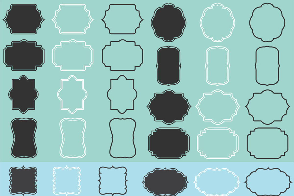 simple elegant frames pack preview 2
