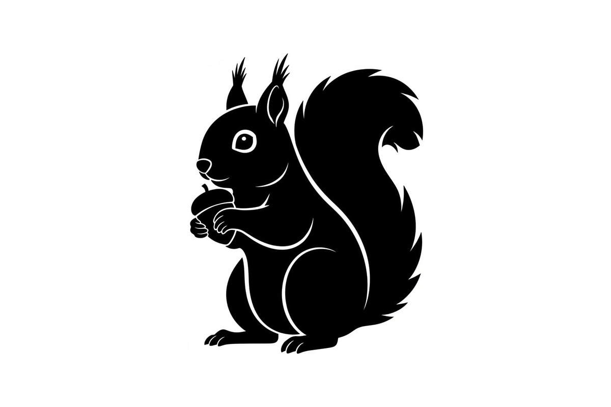 Black Squirrel Vector Icon Bundle, an Illustration by jahid234 (Photo 11 of 51)