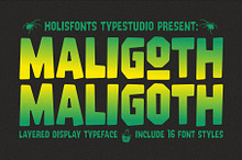 Maligoth Horror Fonts