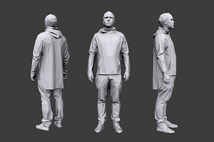 Lowpoly People Casual Pack Volume 8