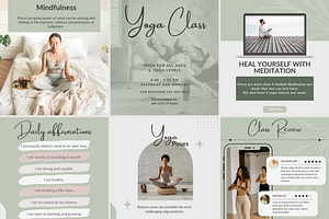 YOGA Canva Templates