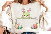 Bling Easter Bunny Frame PNG, an Illustration by Daily.Designs (Thumbnail 2 of 5)
