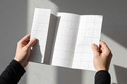 Hands Holding Brochure Mockups, a Books & Magazine Mockup by Luuqas Design (Thumbnail 3 of 6)