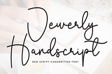Jewerly Handscript | Script Font