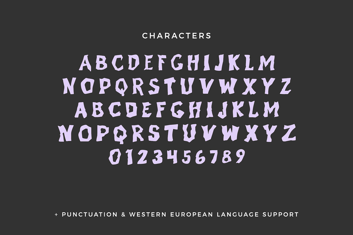 Hexling - A Scary Display Font, a Handwritten Font by Beck McCormick (Photo 10 of 10)