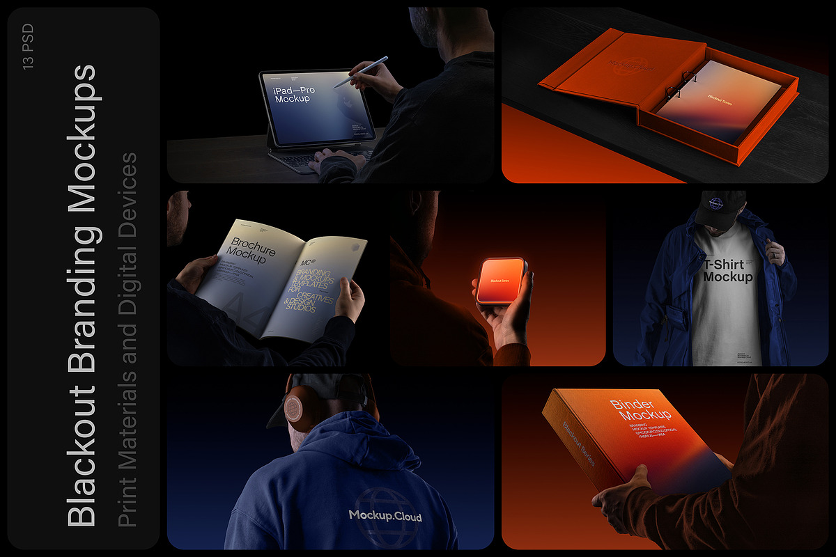 Branding Mockups / Blackout Series, a Mockup by Mockup Cloud (Photo 1 of 16)