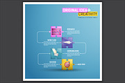 -50% Set of 7 infographics templates, a Background Graphic by frost_newt (Thumbnail 5 of 8)