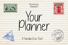 Your Planner - A Handwritten Font