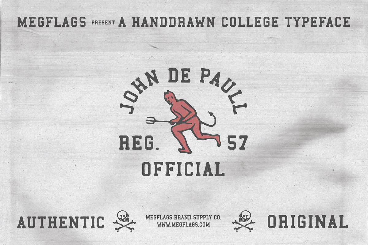 Cindhy College Font, a Font by Megflags (Photo 5 of 7)