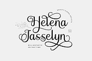 Laurania Script Font, a Script Font by Burhan Afif (Thumbnail 2 of 10)