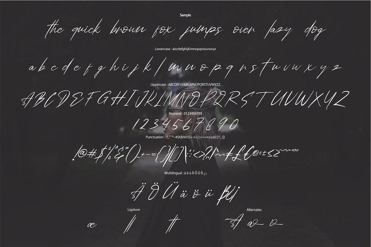 Angellina - Modern Script, a Script Font by VUNIRA (Photo 6 of 6)