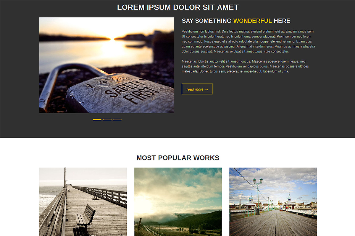 Nation Responsive Bootstrap Theme, a Bootstrap Template by IceTemplates (Photo 3 of 4)