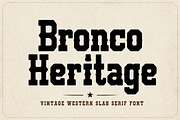 Bronco Heritage, a Slab Serif Font by Wow Magic (Thumbnail 1 of 5)