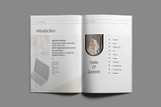 Annual Report Template, a Brochure Template by White Graphic (Thumbnail 3 of 15)