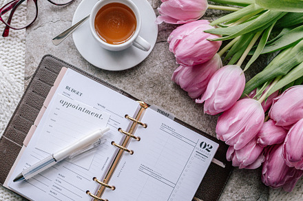 Planner Flatlay