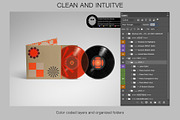 Gatefold Vinyl Mockup Pack, a Packaging Mockup by Glue Lab (Thumbnail 7 of 8)