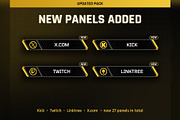 Legends Black and Gold Twitch Panels, an Object Graphic by Gear Store (Thumbnail 4 of 5)