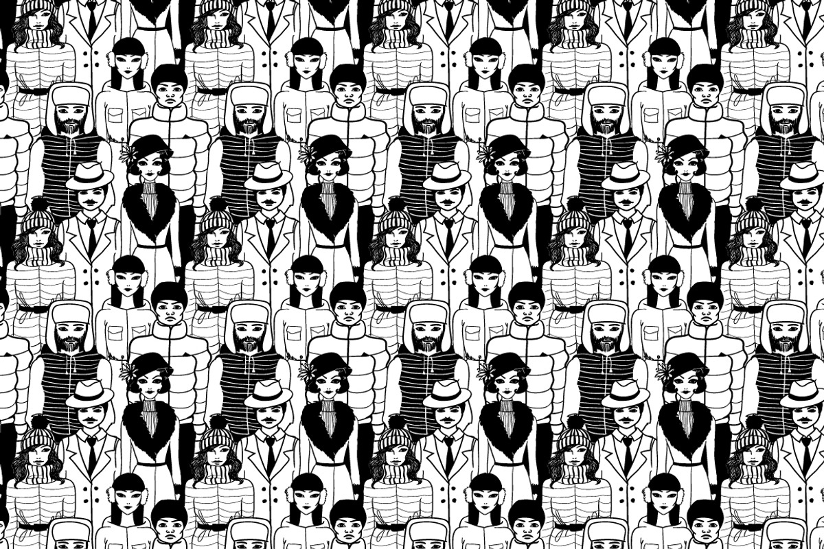 People in winter look set., a Person Illustration by AnastasiaFears (Photo 2 of 4)