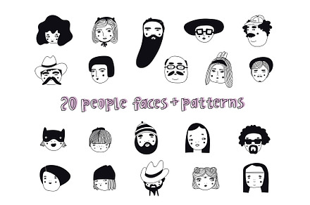People faces, a Person Illustration by Twisted Tail