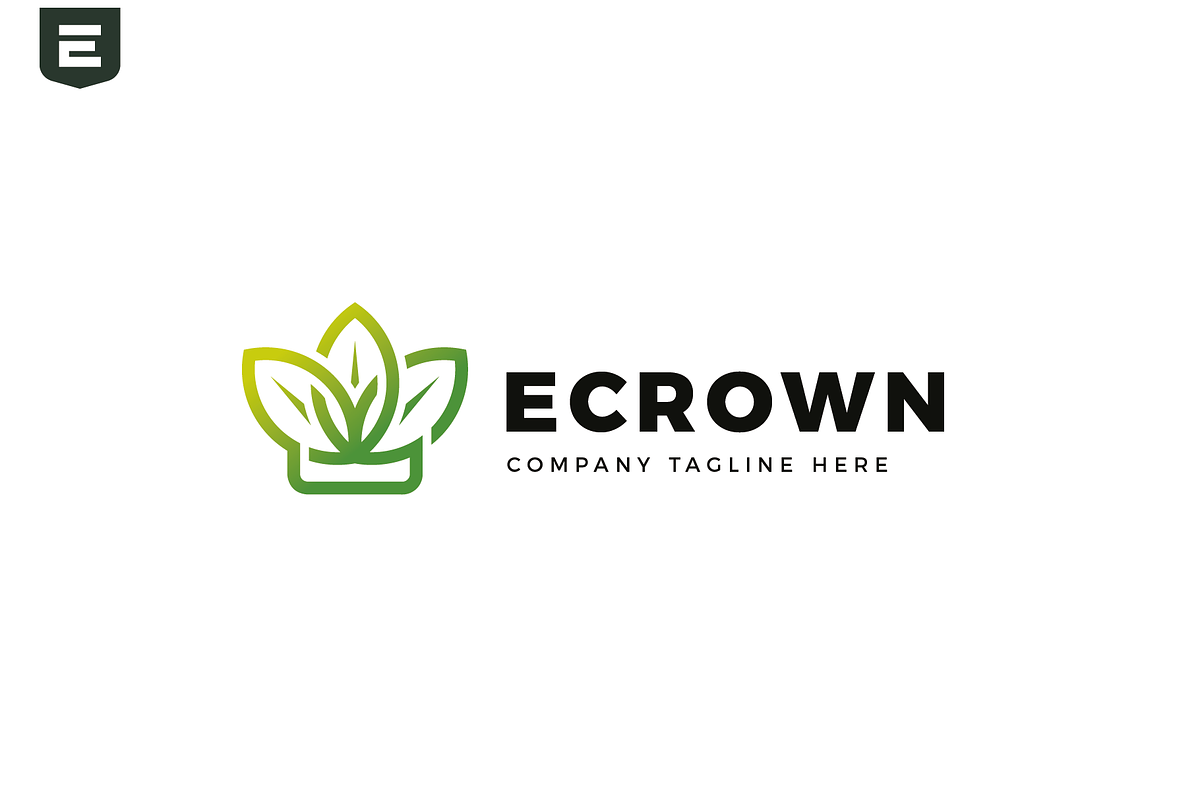 Leaf Crown Logo, a Branding & Logo Template by ehaezer (Photo 2 of 4)