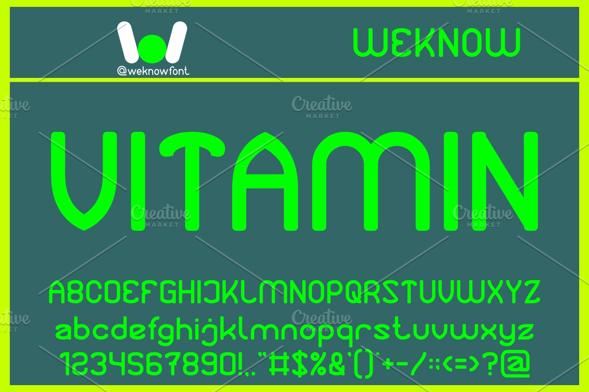 Protein font, a Sans Serif Font by weknow (Photo 5 of 5)