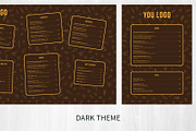 Menu set and patterns, a Brochure Template by Hellgram (Thumbnail 4 of 7)