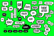 Hand Drawn Speech Bubbles – Doodles, an Object Graphic by crafty (Thumbnail 7 of 10)