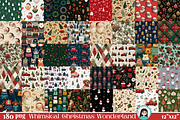 Whimsical Christmas Patterns, a Graphic by Cute Little Workshop (Thumbnail 5 of 5)