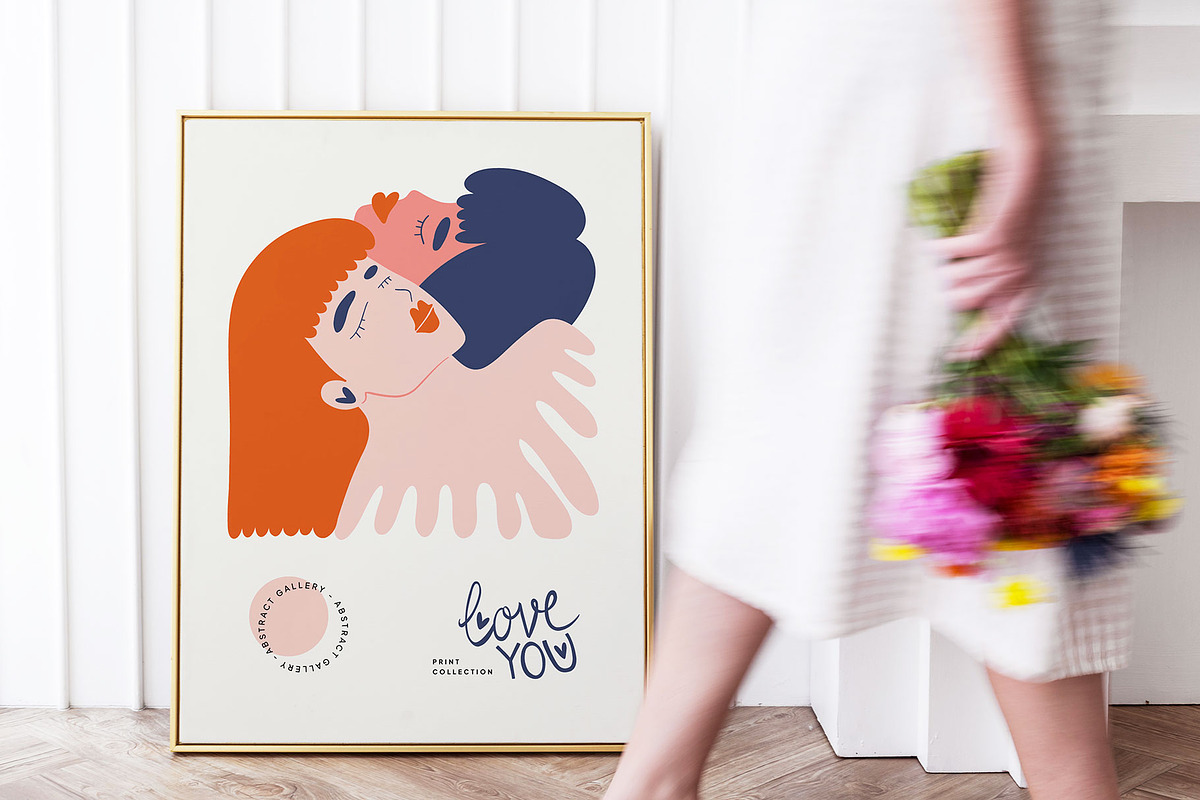 Modern Love Wall Art Creator, a Decorative Illustration by Leleka.Store (Photo 6 of 16)