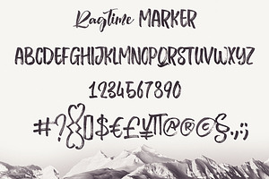 Ragtime - Brush Font Duo