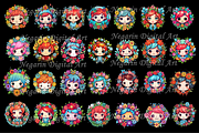 Watercolor Cute Kids Wreath Clipart, an Object Graphic by Negarin Digital Art (Thumbnail 4 of 11)