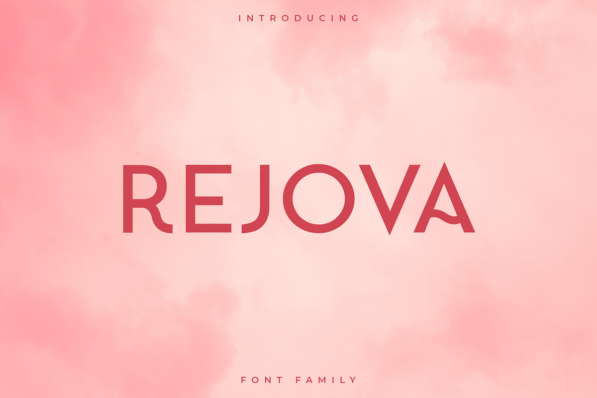 Rejova Font Family – Sans Serif, a Sans Serif Font by RC graphics (Photo 1 of 7)