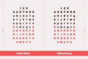 Sahar - 18 Fonts Typeface, a Sans Serif Font by Lella7 (Thumbnail 21 of 29)