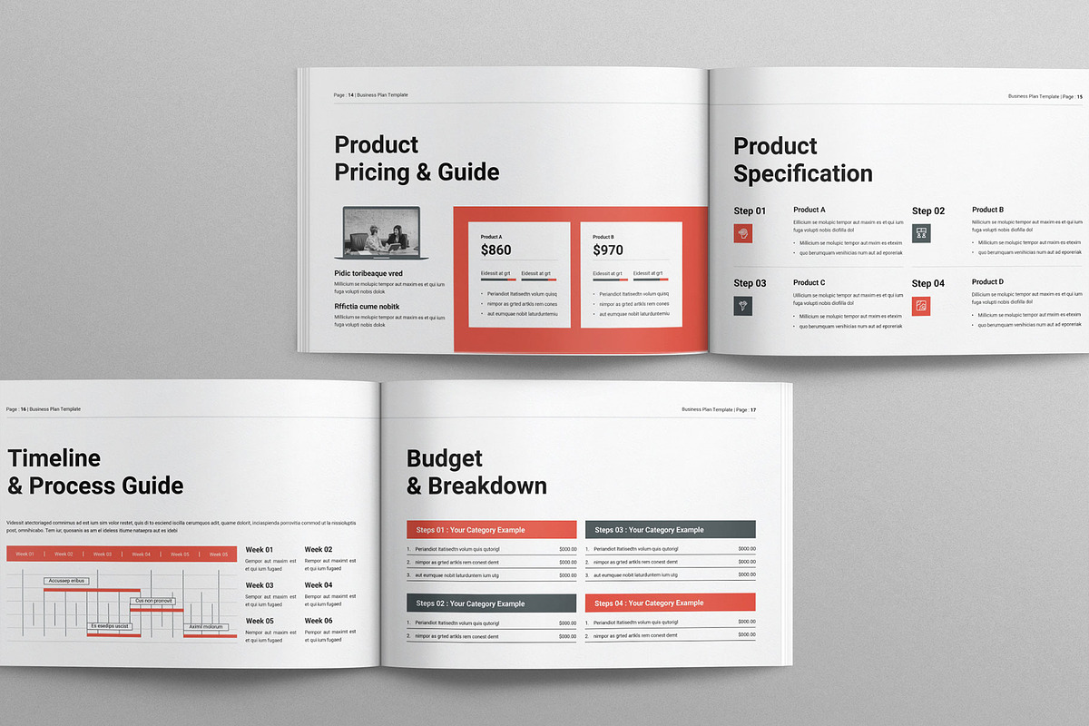 Business Plan Template Landscape preview 6