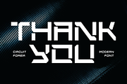 Circuit Forem | Futuristic Techno, a Sans Serif Font by Masyafi Studio (Thumbnail 8 of 8)