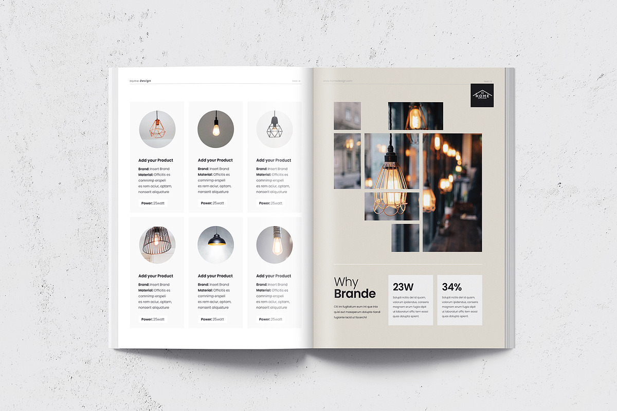 Catalog | InDesign & Ms Word, a Brochure Template by Creativity-Design (Photo 6 of 10)