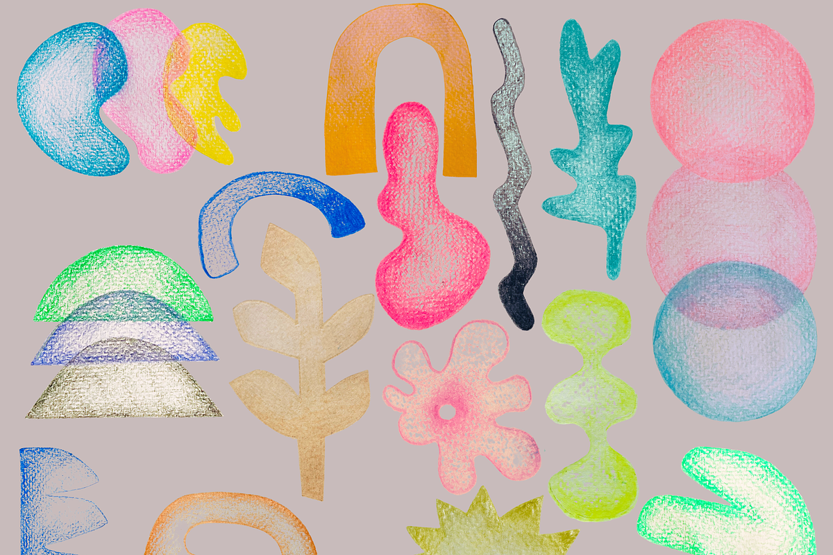Textured Abstract Shapes Bundle, a Texture Illustration by Eryn Rose Design (Photo 8 of 11)