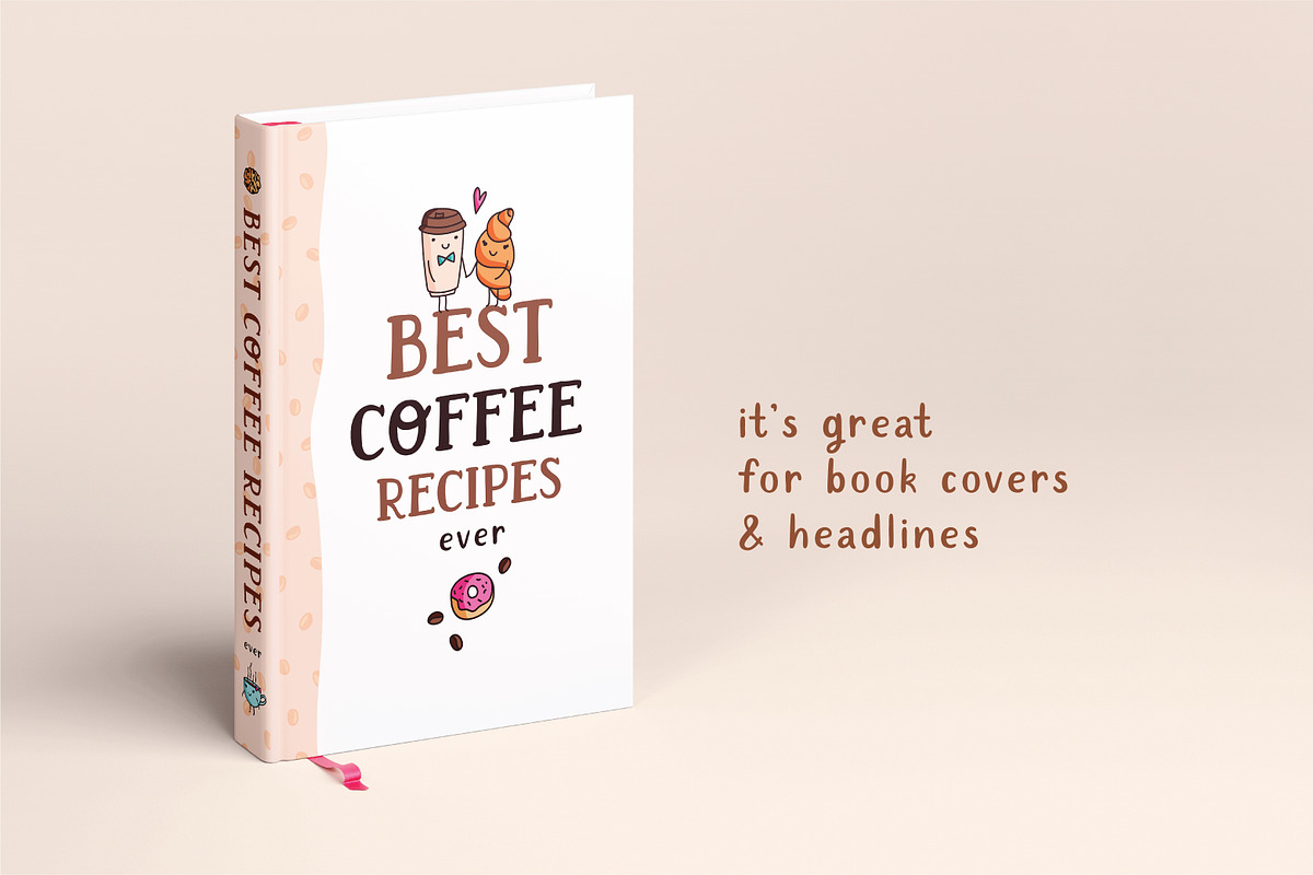 Cafeterio cute kid's font, a Serif Font by redcollegiya design (Photo 5 of 6)
