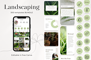 Gardening/Landscape Templates BUNDLE, a Social Media Template by PatternLab. (Thumbnail 1 of 9)