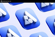 3D App Icon Logo Mockups - 12 Scenes, a Product Mockup by Asylab (Thumbnail 19 of 22)