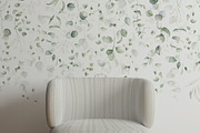 Watercolor Eucalyptus Green Floral, a Decorative Illustration by Veris Studio (Thumbnail 15 of 20)