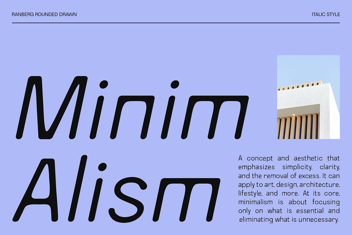 Ranberg Rounded Drawn, a Sans Serif Font by Craft Supply Co. (Photo 7 of 8)