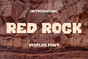 Red Rock A Bold Rugged Display Font, a Handwritten Font by Artolabs (Thumbnail 1 of 9)