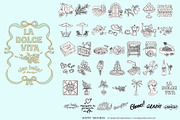 La Dolce Vita Italian Summer Icons, a Seasonal Illustration by Happy Monday Creative (Thumbnail 3 of 8)