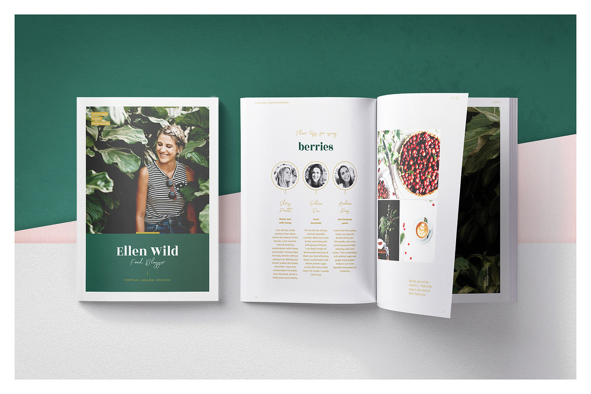 Magazine Duo Pack / CANVA, INDD, a Magazine Template by Mirazz (Photo 6 of 16)