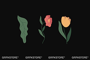 27 Flower Vector Illustrations, a Decorative Illustration by GRPXSTORE (Thumbnail 7 of 11)