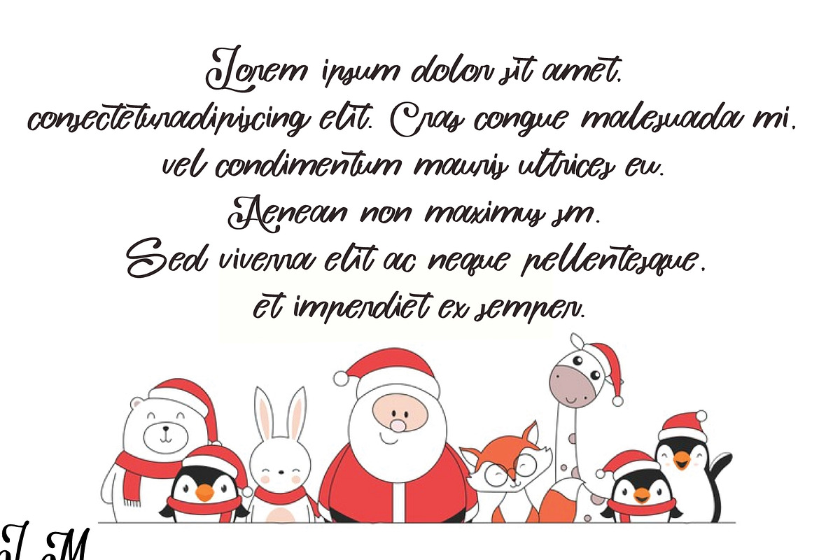 happy new year, a Script Font by Mariyana (Photo 3 of 4)