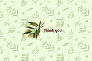 Watercolor Olives pattern collection, a Pattern Graphic by Lagniappe Art (Thumbnail 13 of 13)