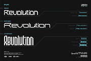 Revolution display, a Font by XAL (Thumbnail 2 of 6)
