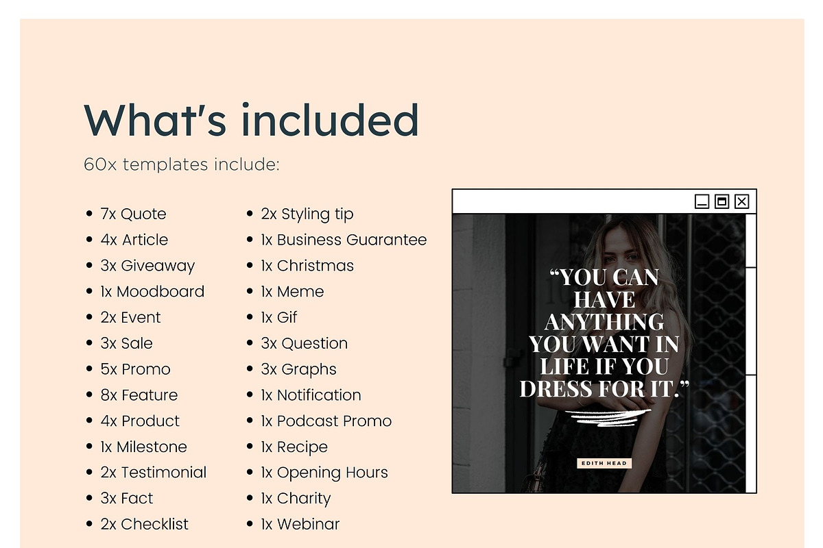 Style Instagram Feed Templates, a Social Media Template by Cultive Creative (Photo 4 of 13)